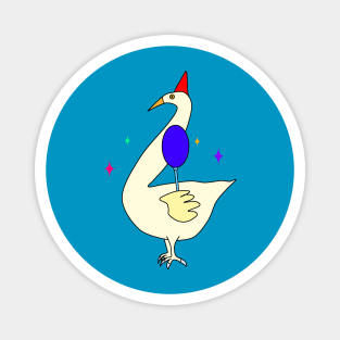 Duck birthday cartoon Magnet